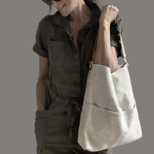 Alternative view of Bucket Bag in Flax by Independent Reign