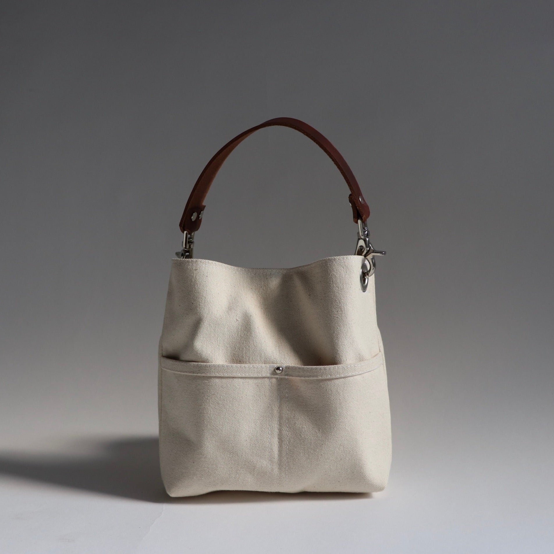 Mini Bag in Natural Canvas - Image 7