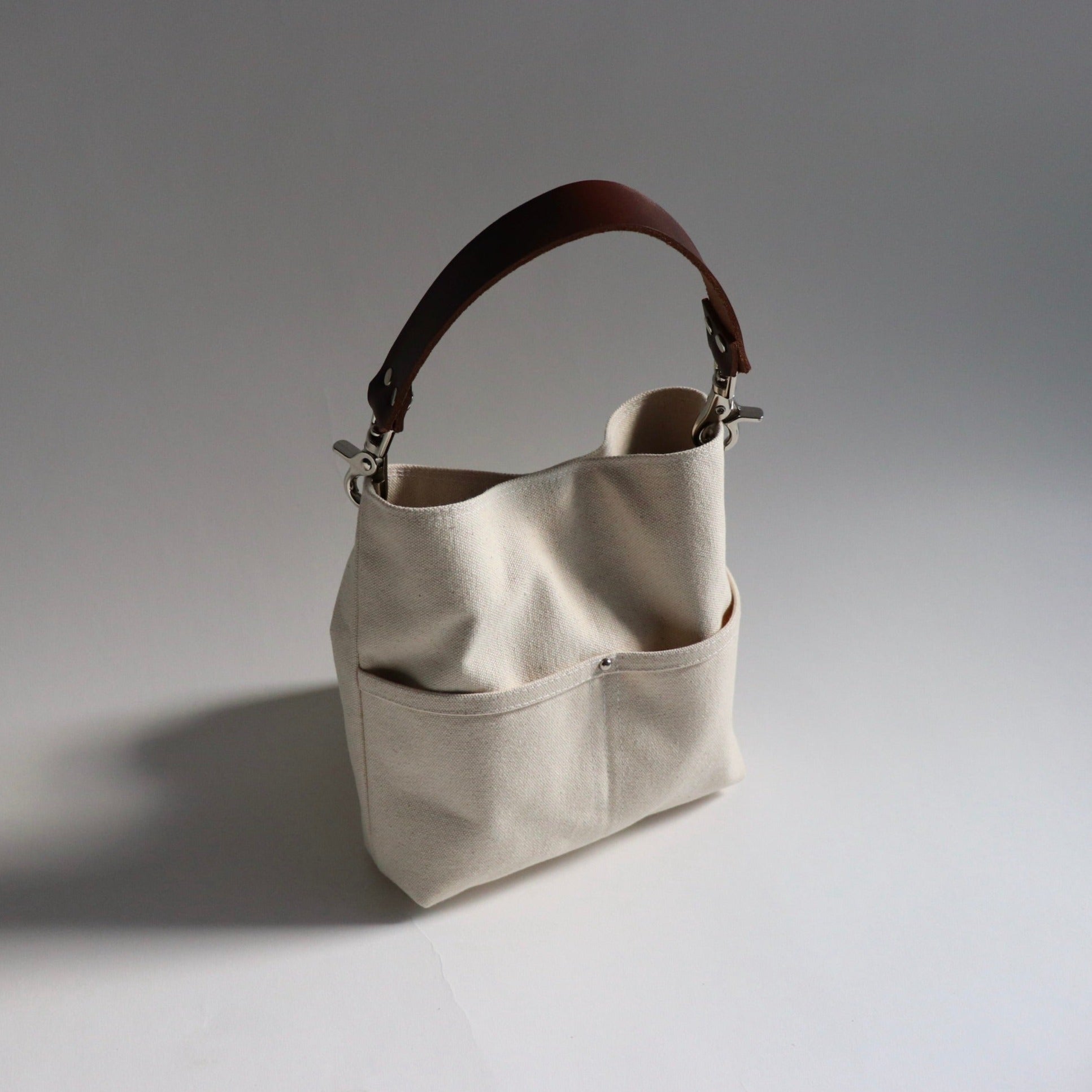Mini Bag in Natural Canvas - Image 5