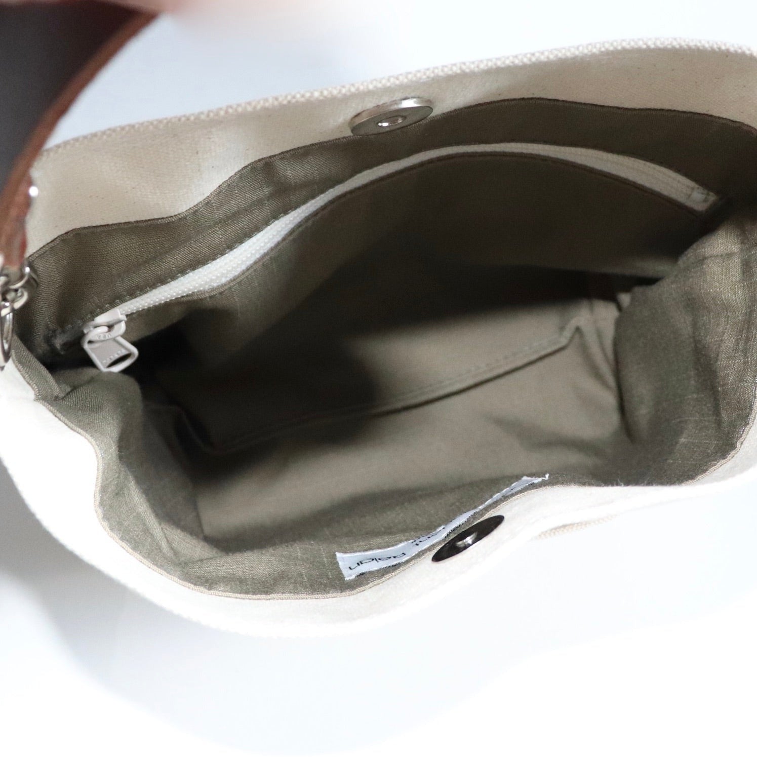 Mini Bag in Natural Canvas - Image 6