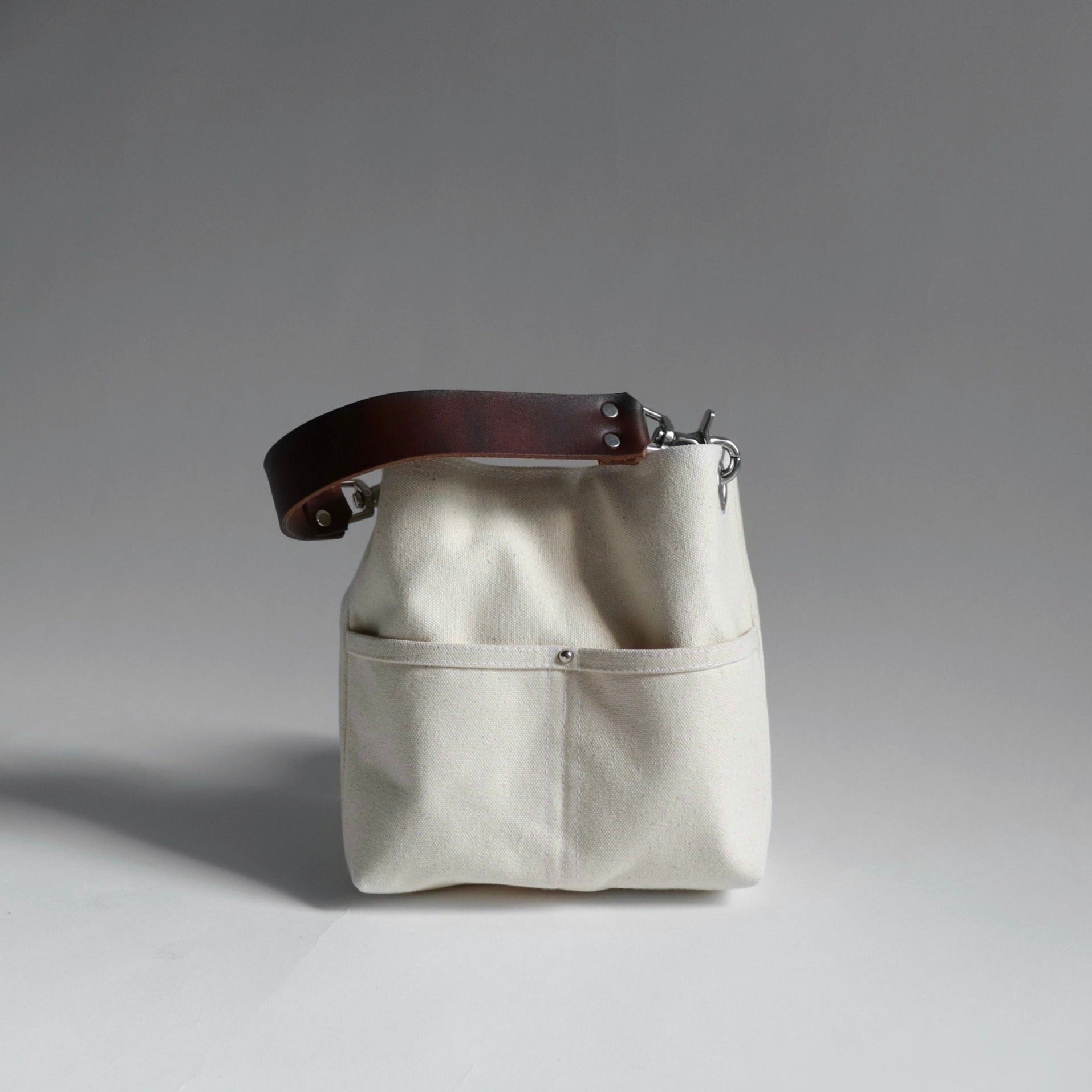 Mini Bag in Natural Canvas - Image 8